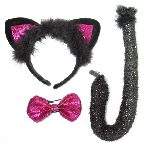 cat tail and ears halloween|cat ears halloween walmart.